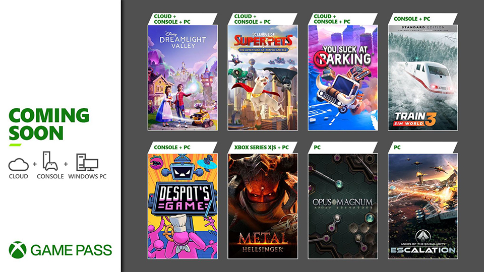 Próximamente en Xbox Game Pass