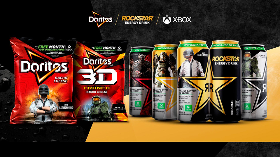 Xbox se asocia con Doritos y Rockstar Energy