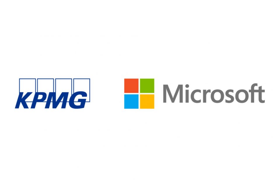 Logos KPMG y Microsoft