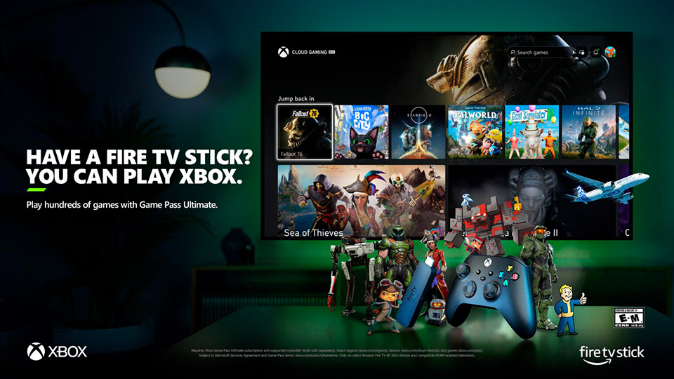 Xbox Cloud Gaming llega a Amazon Fire TV a partir de julio