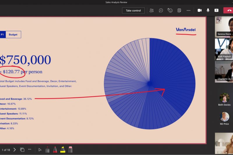 A screenshot of Powerpoint