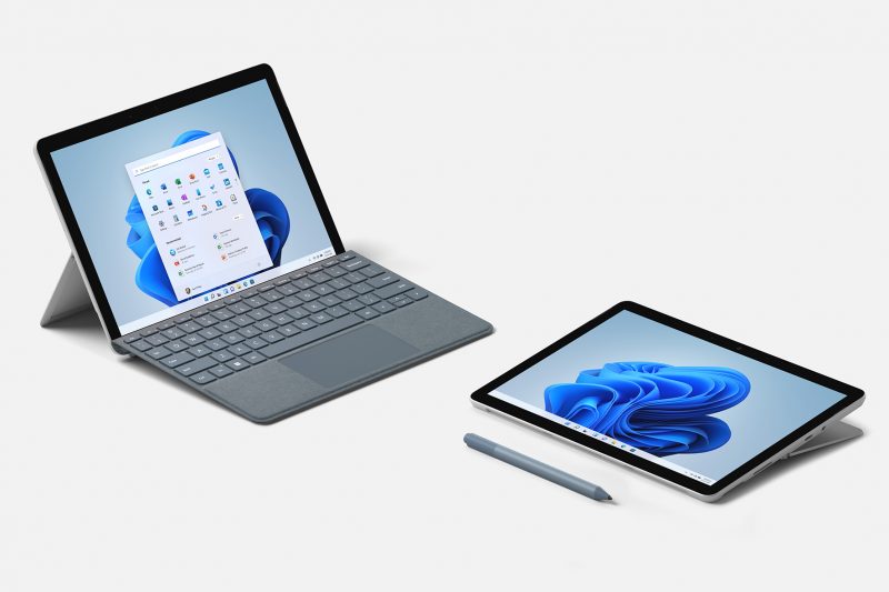 Two Surface Go 3 devices