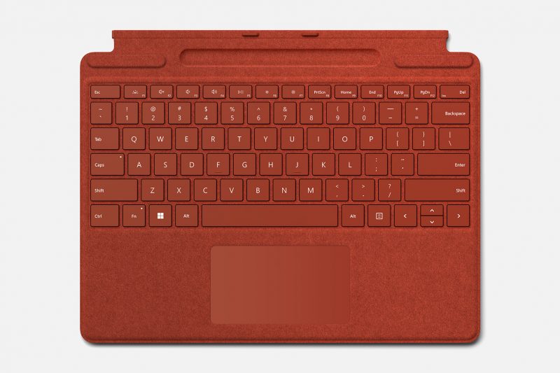 Surface Pro Type Cover in Poppy red