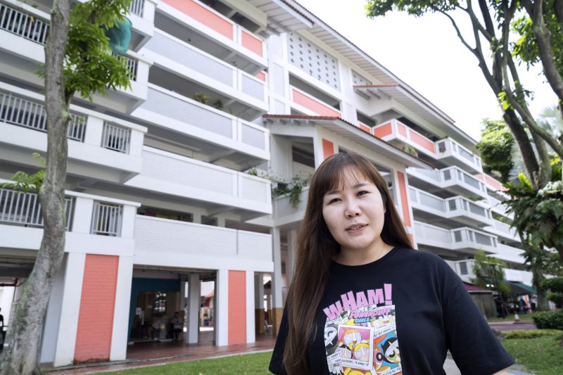 Nelly Lee decided to switch careers in order to make enough money to eventually buy a new home for herself and her young daughter. Photo by Ore Huiying for Microsoft 