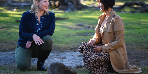 Jennifer Marsman, principal engineer on Microsoft’s AI for Earth program & UWA Associate Professor Parwinder Kaur is a director of the Australian DNA Zoo