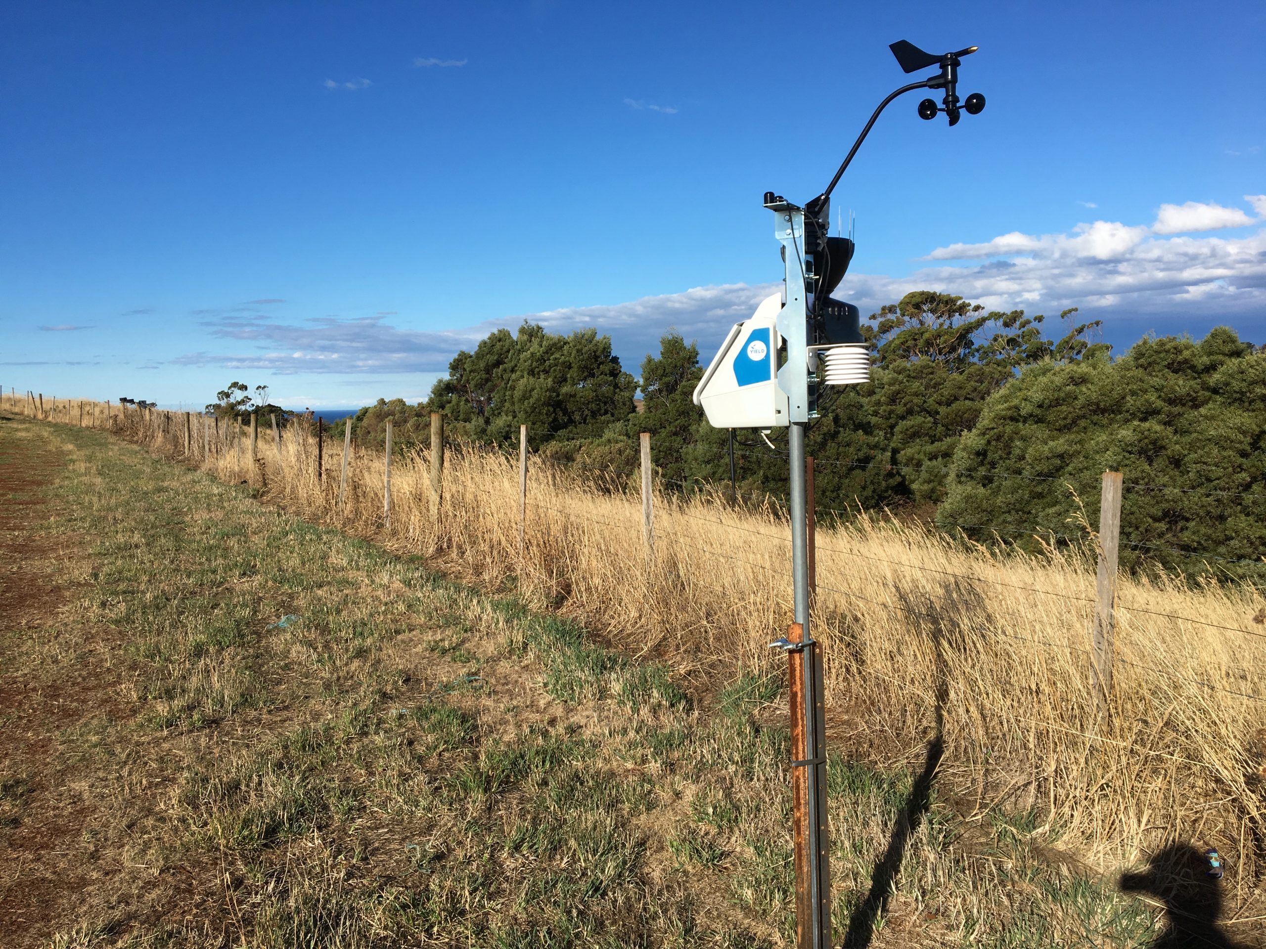 A sensor node in a farm