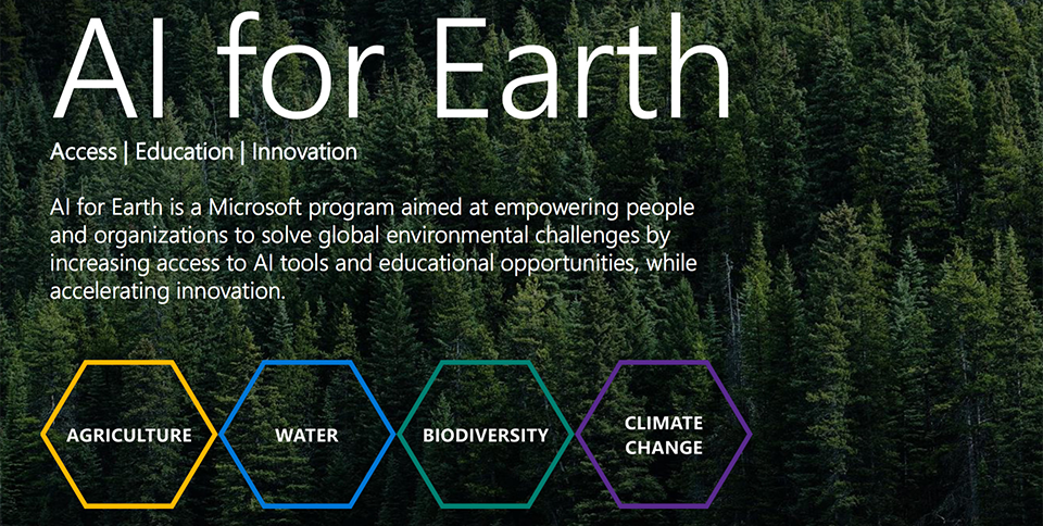 USING AI AND THE CLOUD TO HELP SAVE THE PLANET – Microsoft News 